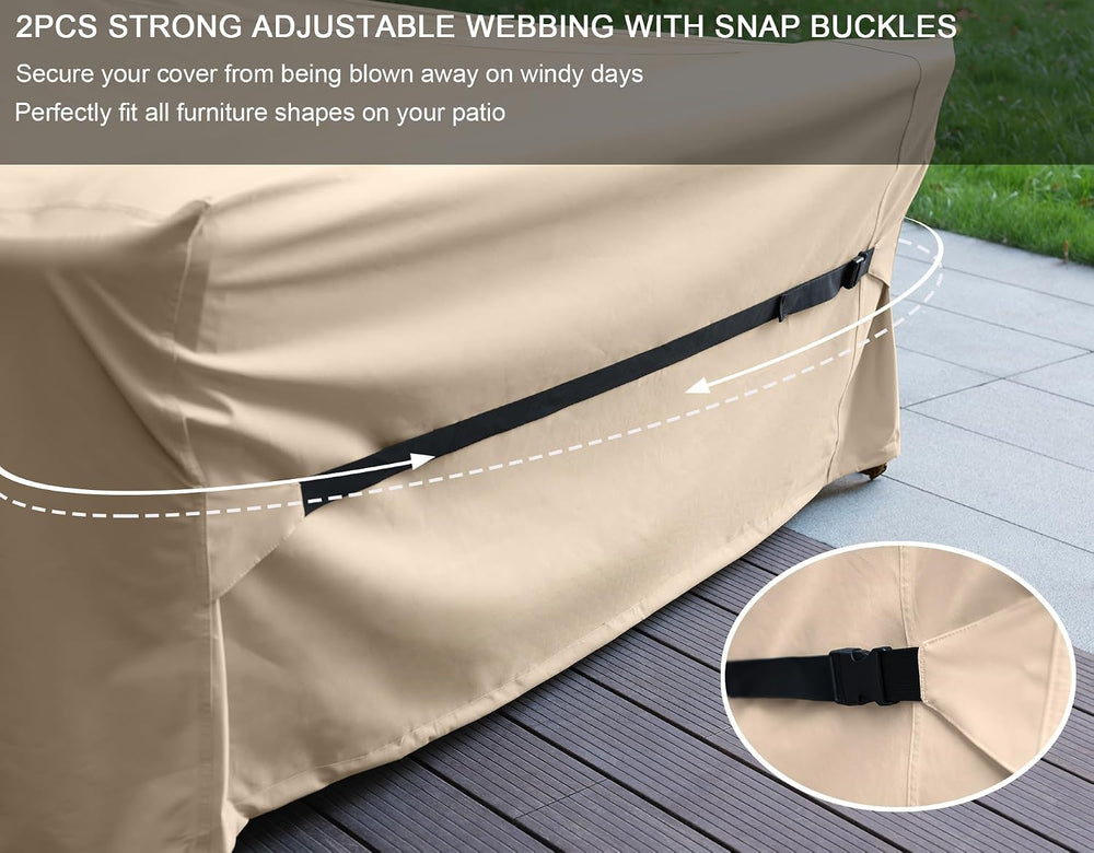 Patio Furniture Set Covers Waterproof Patio Conversation Sets Cover Heavy Dut...