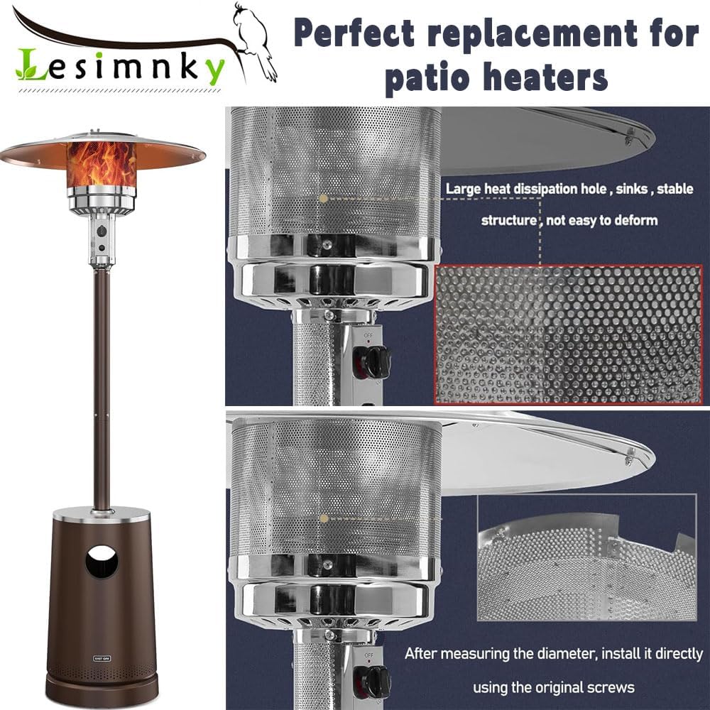 Patio Heater Emitter Screen Main Burner Net Cover Heater Replacement Parts 30...