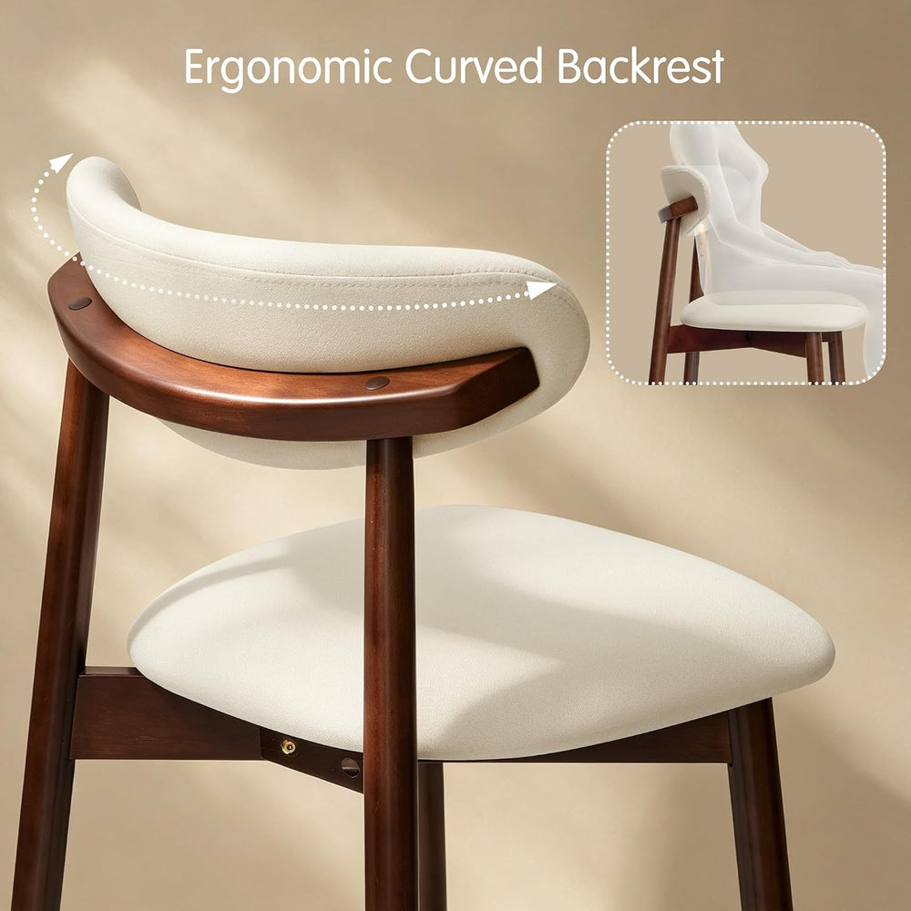 CHUN YI Dining Chairs Set of 8, Upholstered Wooden Dining Room Chairs