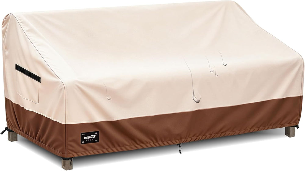 JinHrtoyi 3-Seater Outdoor Couch Cover, 76Wx32Dx31H inches Outdoor Furniture ...