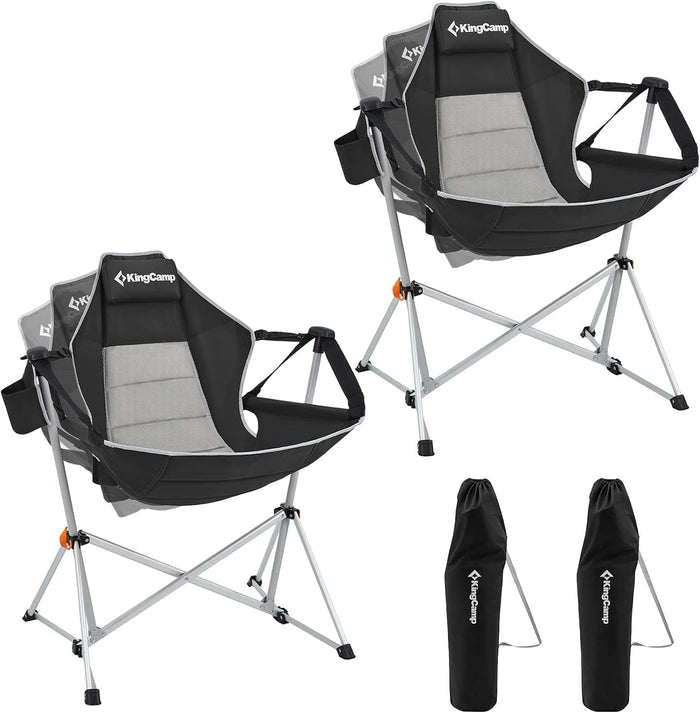 KingCamp Hammock Camping Chair, 400lbs Heavy Duty Swing Chairs for Adults