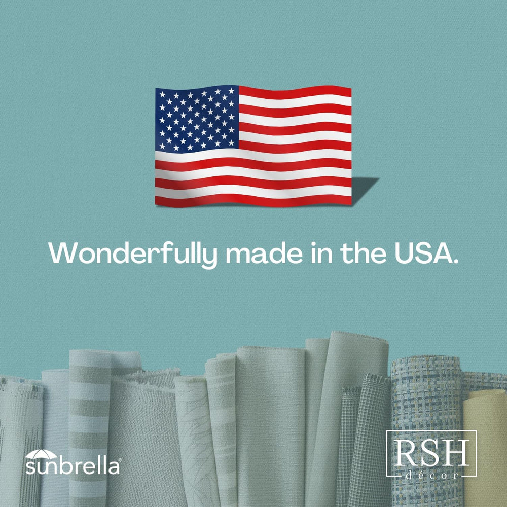RSH DECOR: Sunbrella Tufted Adirondack Chair Cushions Set of 2 | Sunbrella Pe...