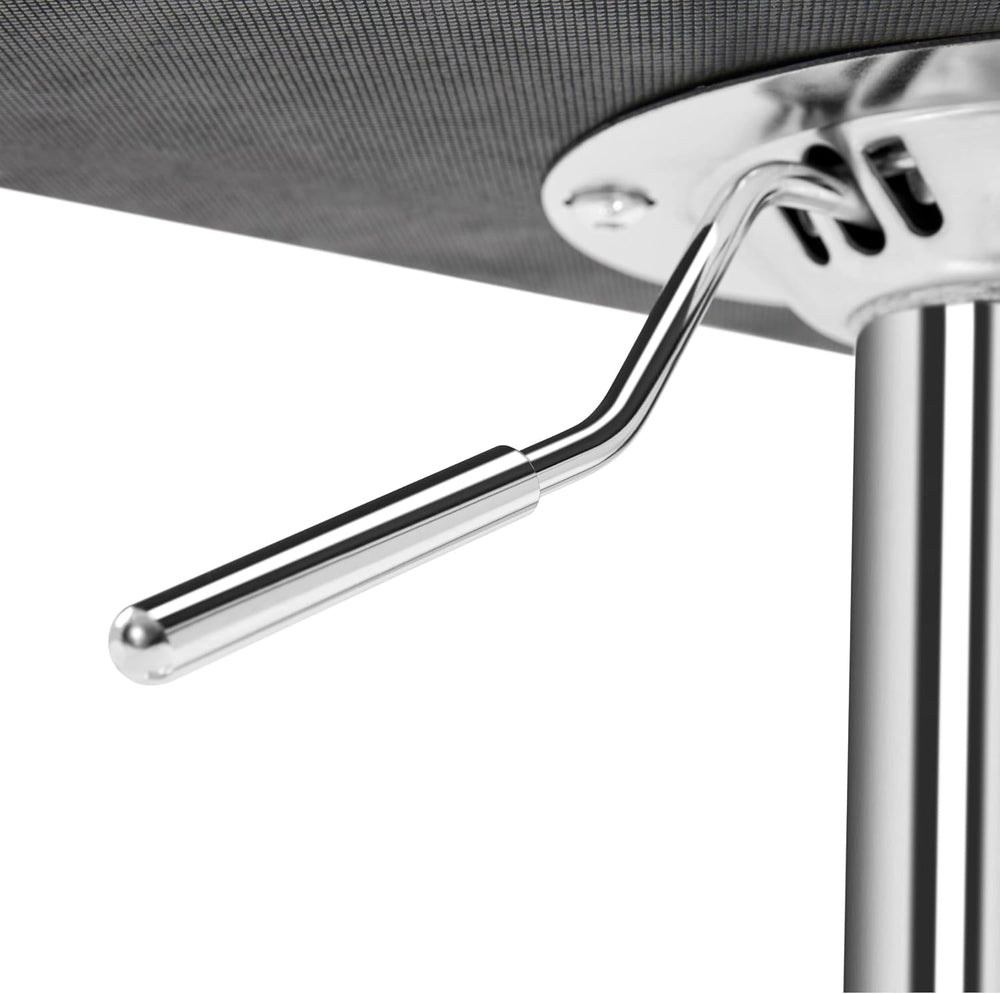Yaheetech Bar Stools Set of 2, Swivel with Backs, Adjustable Height, Brown