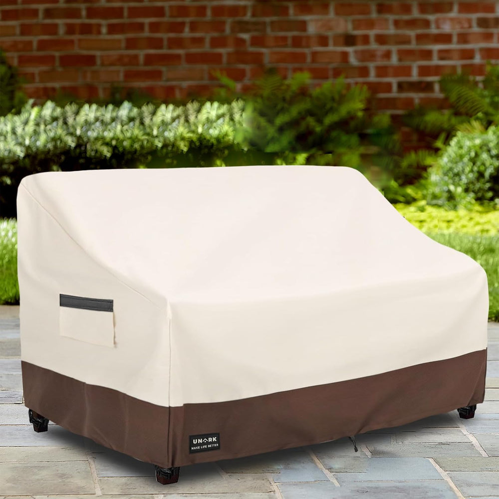 Outdoor 2-Seater Loveseat Cover, Waterproof Heavy Duty Patio Furniture Covers...