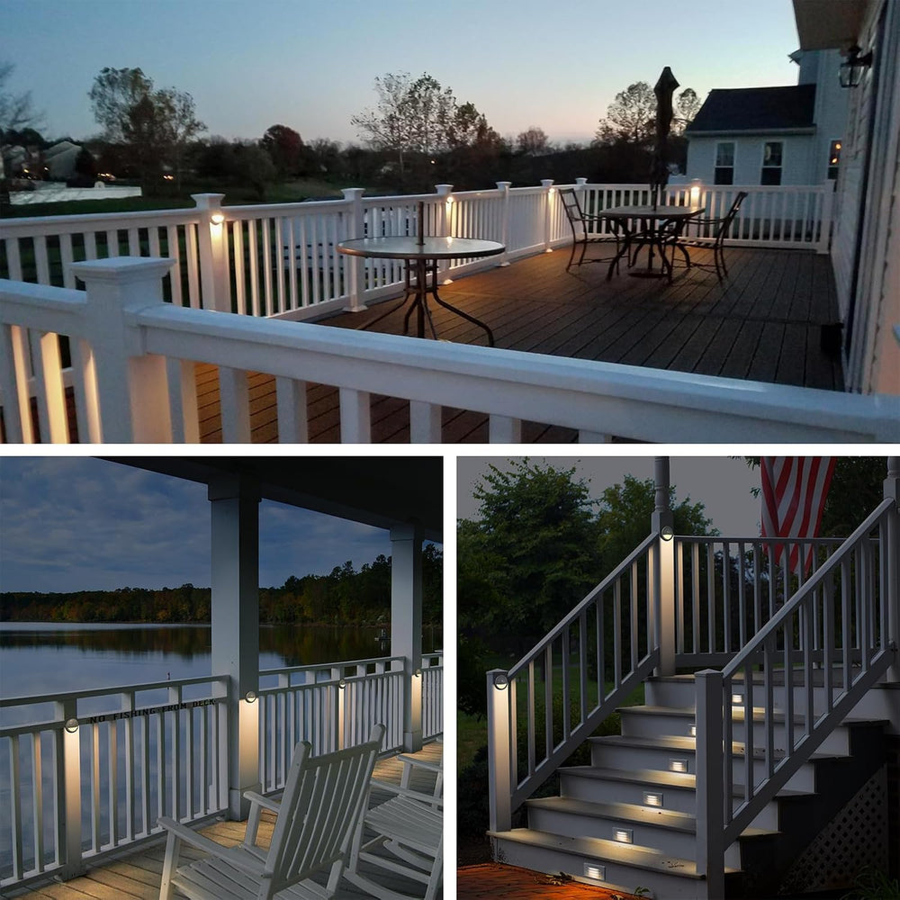 GKOLED Landscape Deck Light, Low Voltage 12V AC/DC Outdoor Patio Lighting, LE...