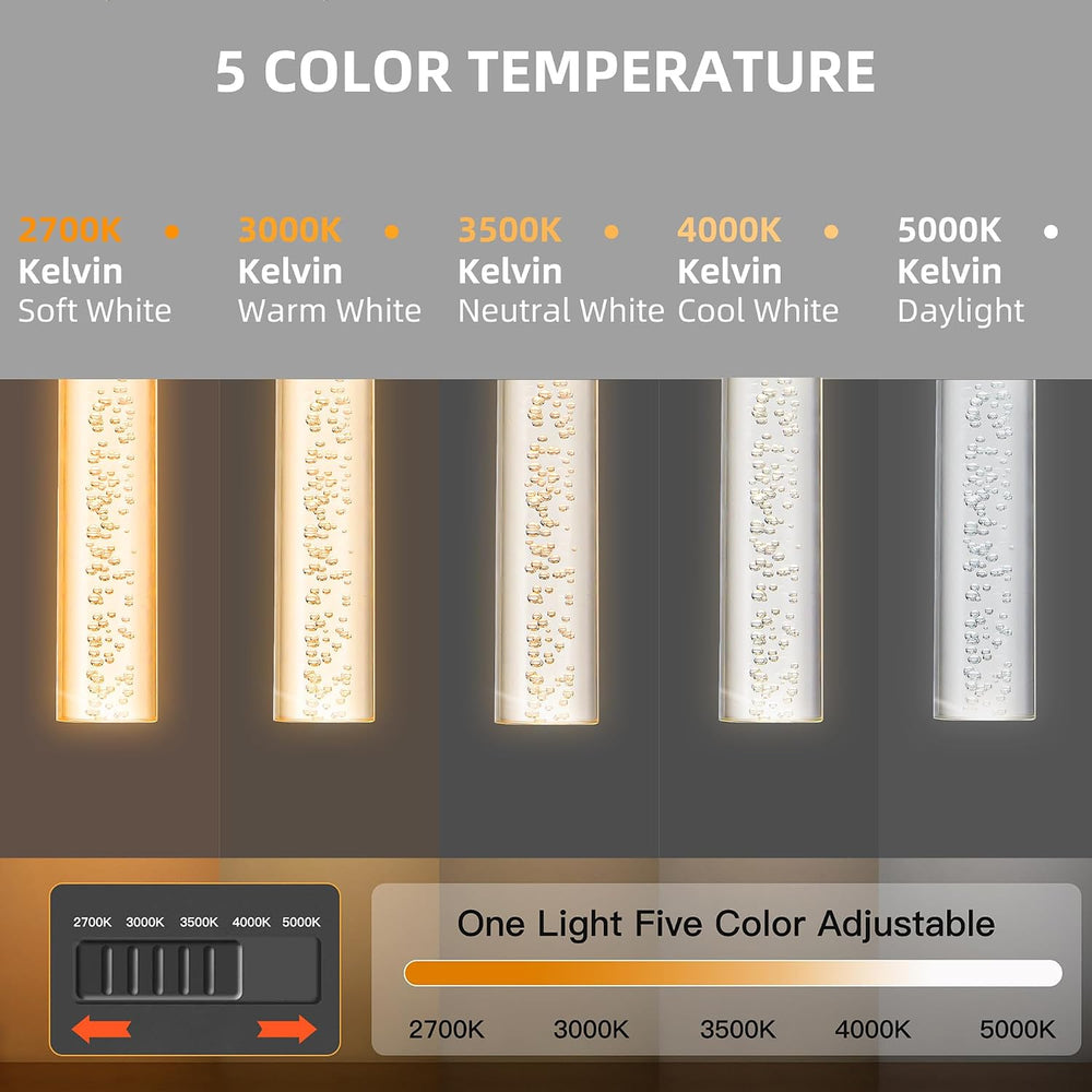 Modern LED Pendant Lights Kitchen Island Lighting,3 Pack