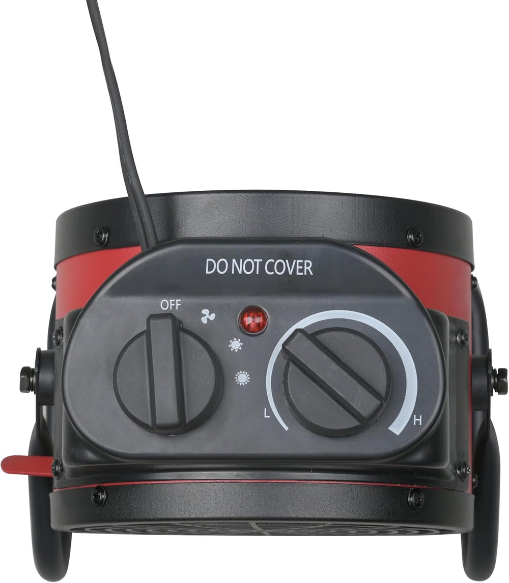 Industrial 1500W Ceramic Forced Air Heater with Adjustable Tilt