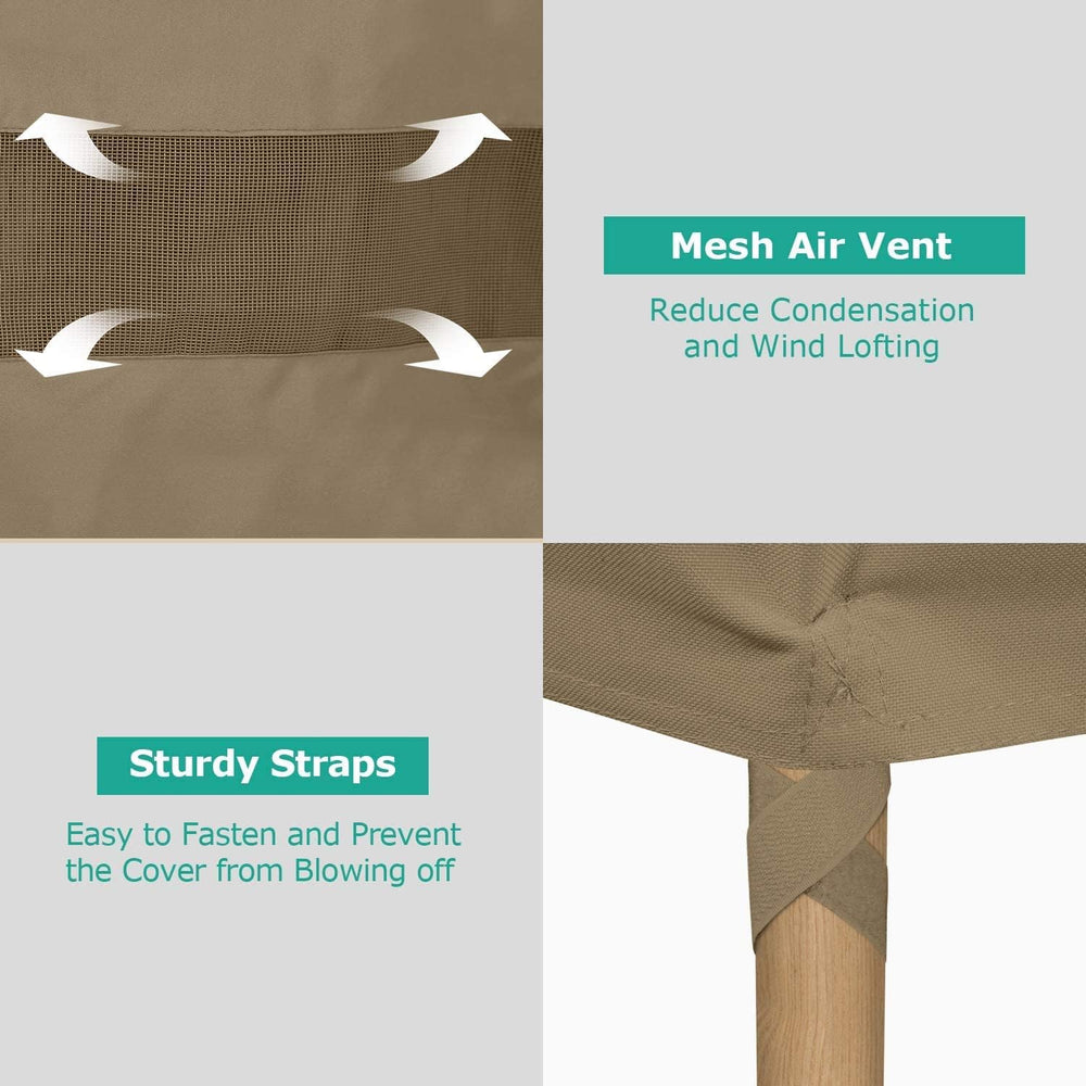 SunPatio Outdoor Chair Covers Waterproof, Heavy Duty Patio Lawn Furniture Cov...