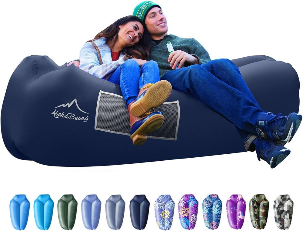 AlphaBeing Inflatable Lounger Beach Chair Accessories, Air Sofa Hammock Infla...