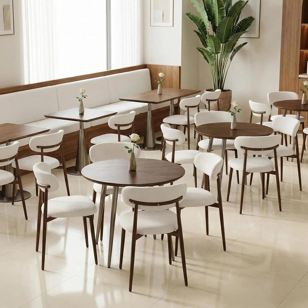 Furniliving Mid Century Modern Dining Chairs Set of 4, 300 lbs Capacity Uphol...