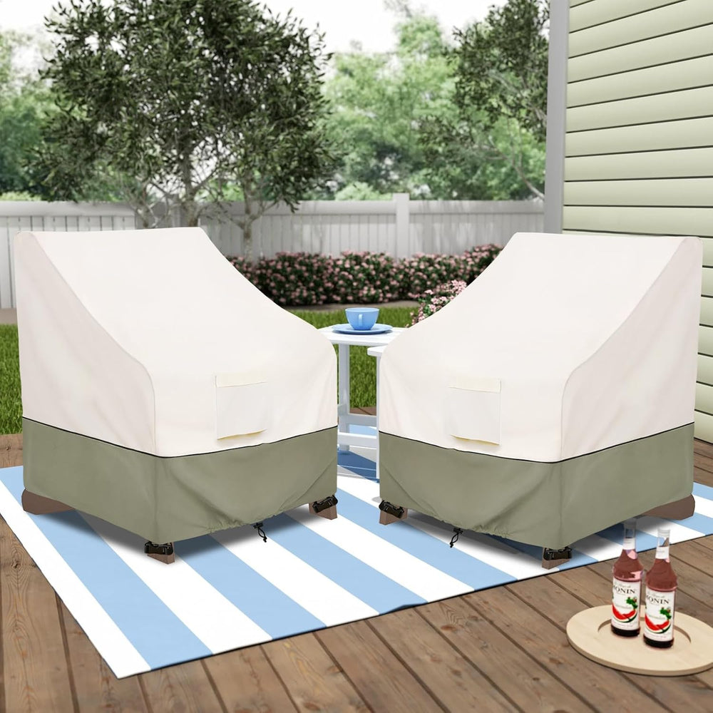 Bitubi Waterproof 4 Pack Patio Adirondack Chair Cover for Outdoor Chair Size ...