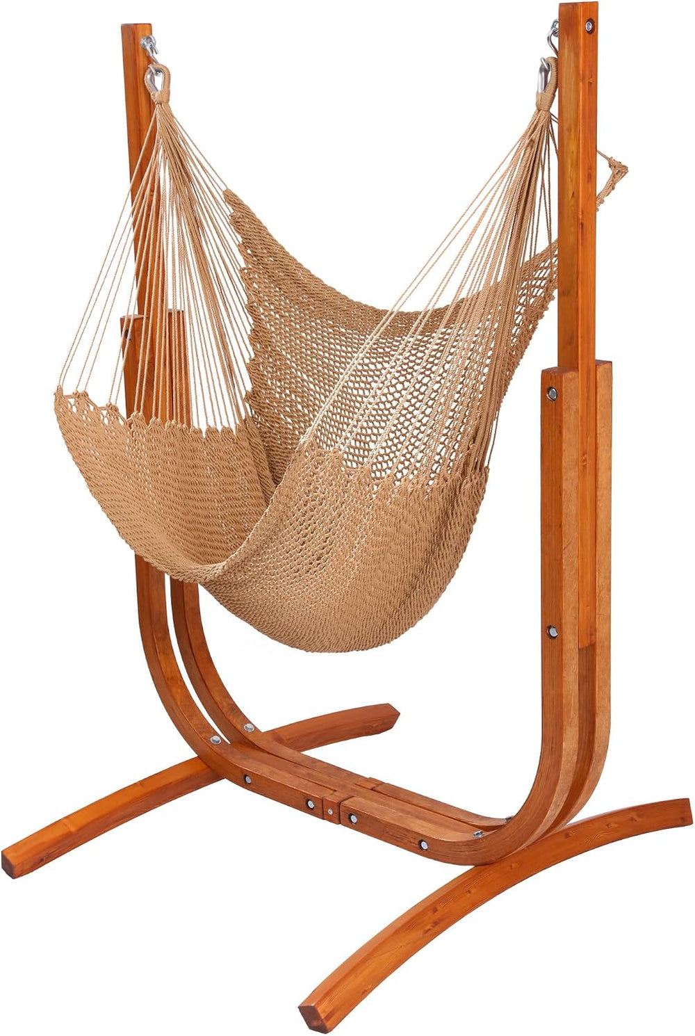 Hammock Chair with Stand, Jumbo, Wooden Hammock Swing Set