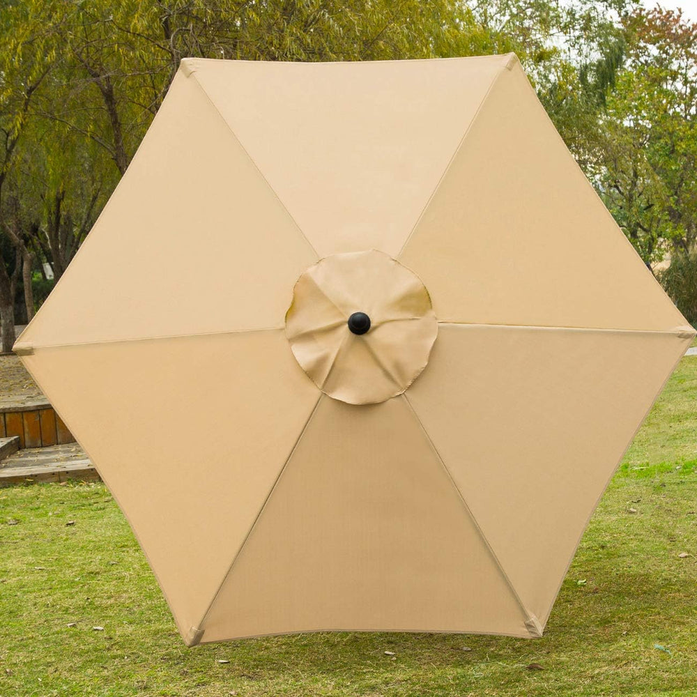 Sunnyglade 7.5' Patio Umbrella Outdoor Table Umbrella Tilt Crank