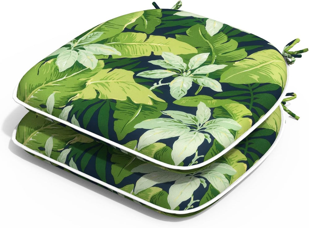 Outdoor Chair Cushions 16"x17" Set of 2, Water Resistant Patio Chai...