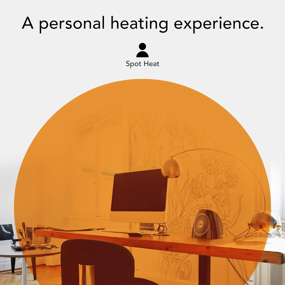 Vornado VH202 (2025) Personal Space Heater, Advanced Safety Features, 2 Heat ...