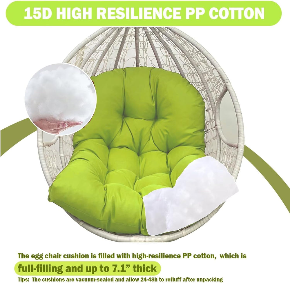 Egg Chair Cushion Replacement Outdoor Cushion for Patio Swing Furniture