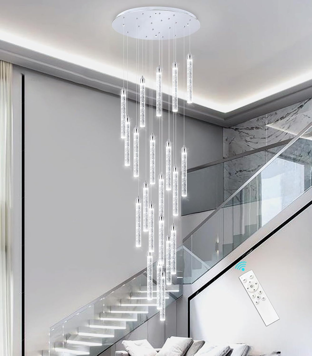 20-Lights Chandelier LED Dimmable Chandeliers for Entryway Flush Mount Ceilin...