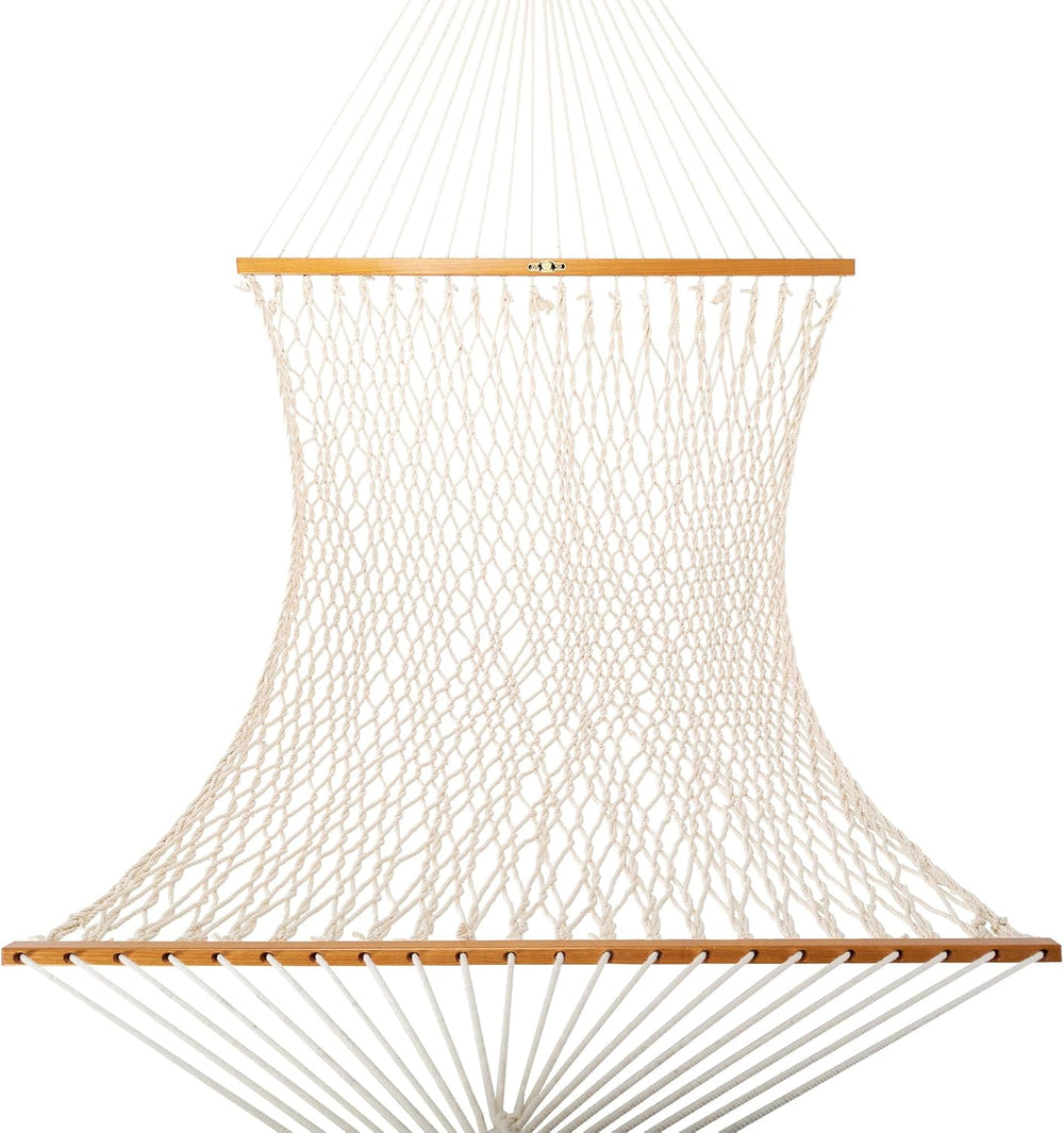 Original Pawleys Island Large Oatmeal DuraCord Rope Hammock – 13 ft. x 55 in....