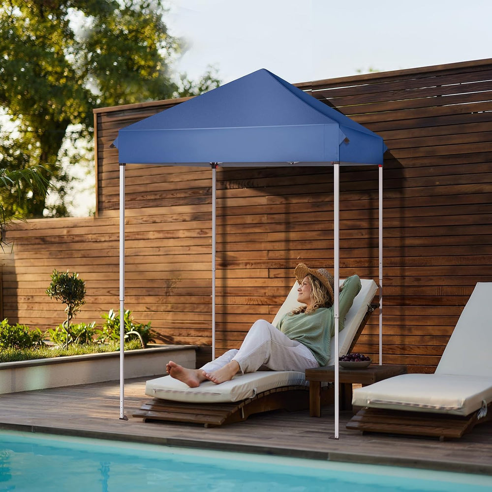 5x5 Pop Up Canopy Tent, Outdoor Small Shade Canopy Tent with Carry Bag, Porta...