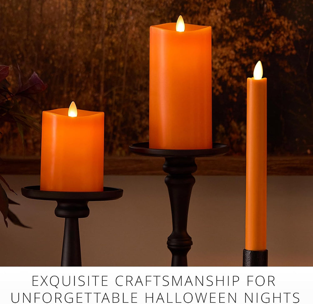 Luminara Flickering Flameless LED Candle, Battery Operated with Timer Functio...