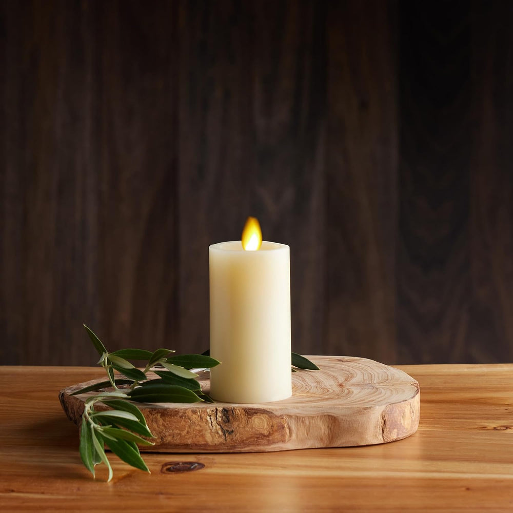 Luminara Classic Slim Flameless LED Candle, Ivory 2" x 4.5, Battery Oper...