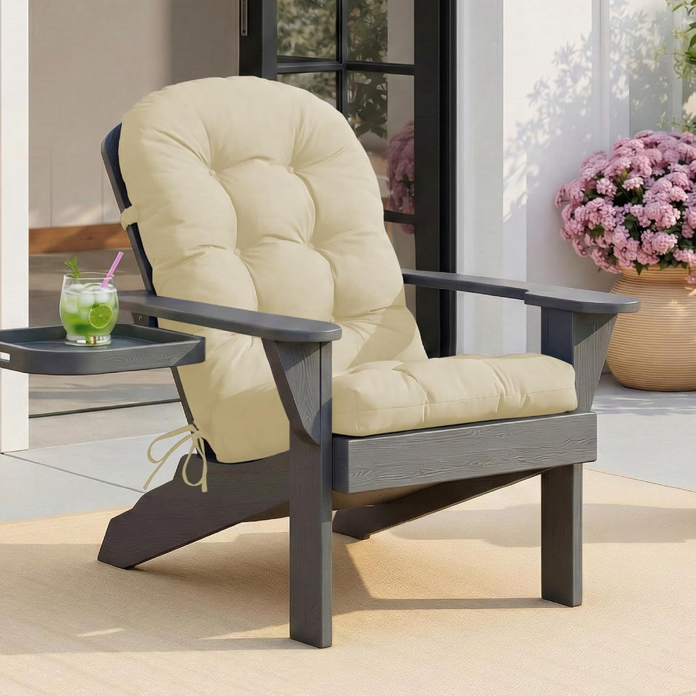 Adirondack Chair Cushion 44"x19"x4", High Back Rocking Chair C...