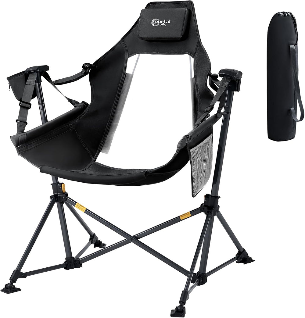 Portal Hammock Camping Chair Heavy Duty 400lbs - Breathable Mesh Outdoor Swin...