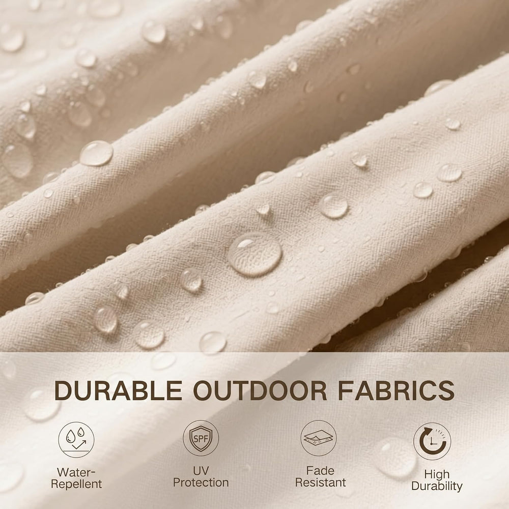 Kingdura 11' X 11' Cantilever Patio Umbrella with Double Top Vent, La...