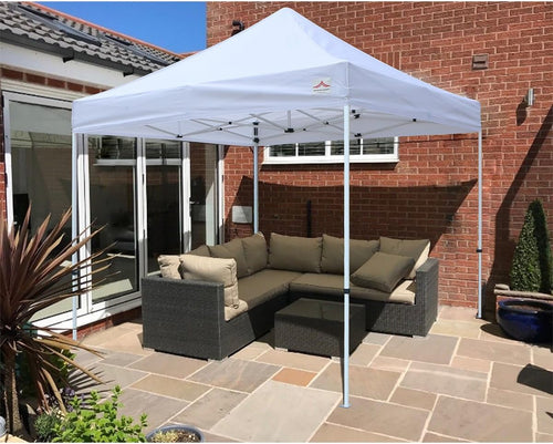 10'x10' pop up canopy tent commercial instant shelter shown in use