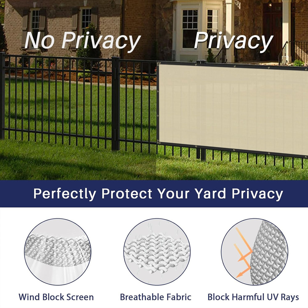 Windscreen4less Privacy Fence Screen Heavy Duty Windscreen Fencing Mesh Fabri...