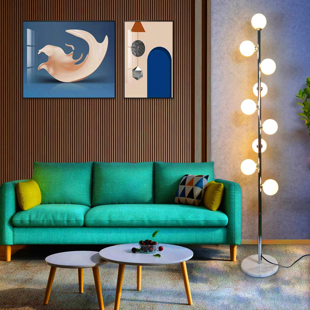 Hsyile Modern Creative Floor Lamp for Living Room,Bedroom,Office,Globe High P...