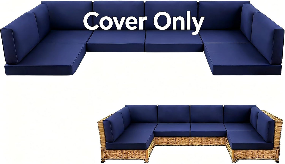 14-piece patio cushion covers – replacement slipcovers for, main product view