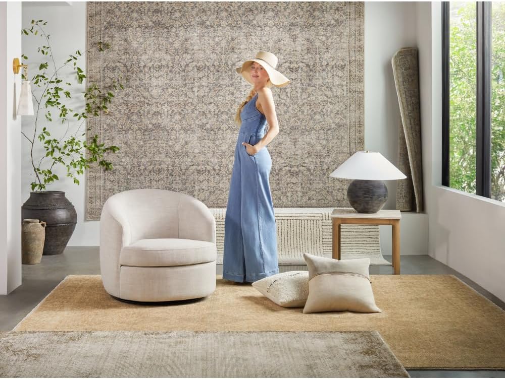 Livabliss x Galey Alix Architect II Modern Geometric Area Rug, 6'7" ...