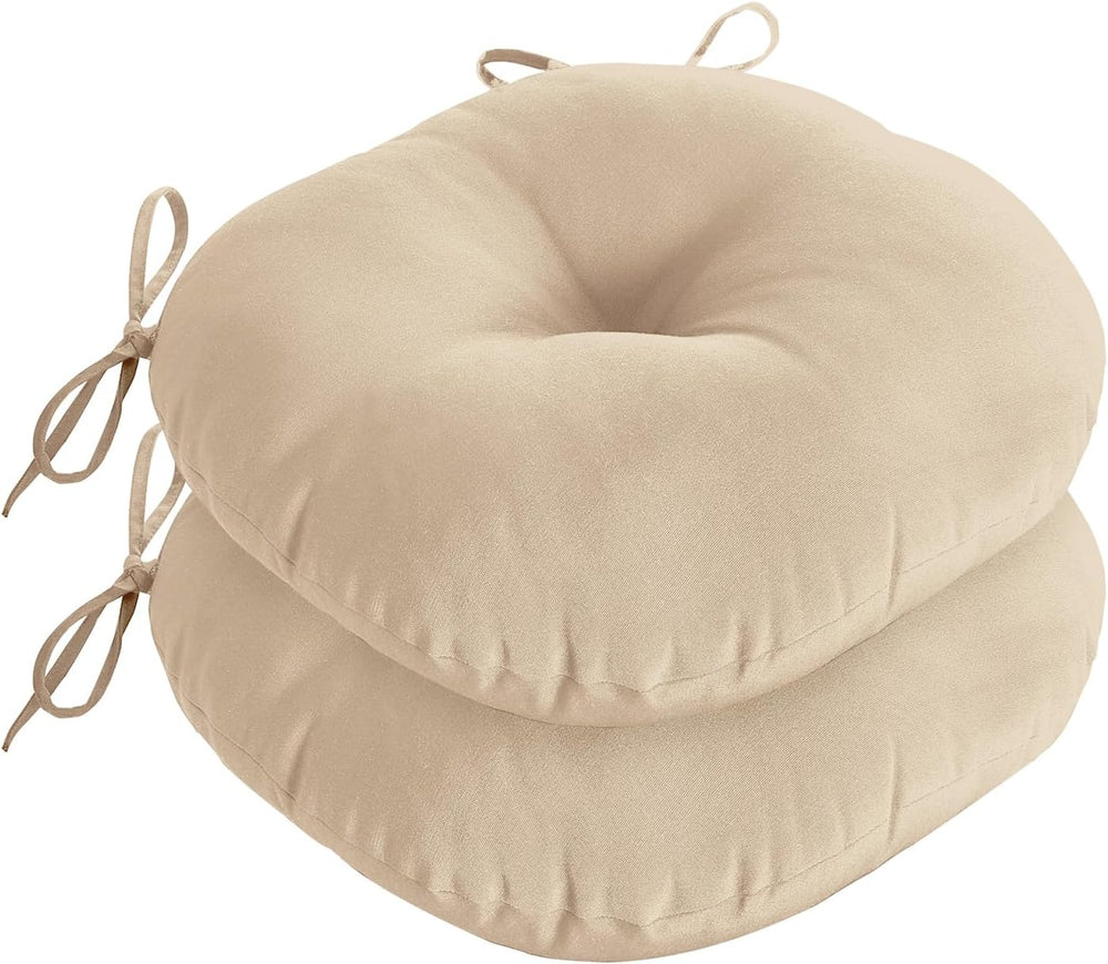 downluxe Bistro Chair Cushions for Patio Furniture, Water-Resistant Round Out...