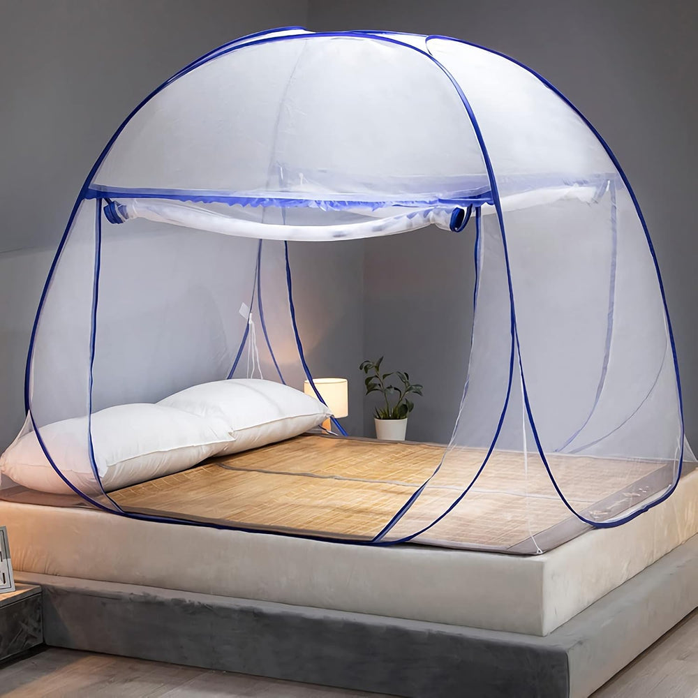 Mosquito Net for Bed, Folded Size 12 inch Portable Camping Travel Mosquito Ne...