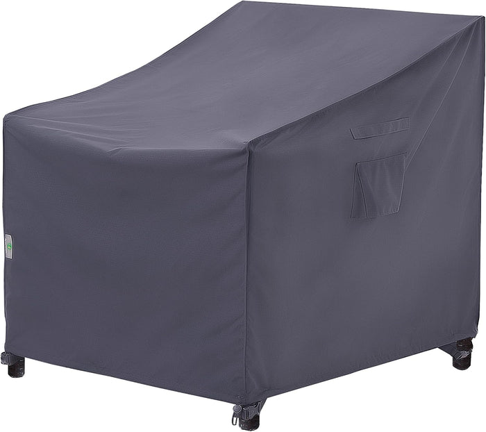 F&J Outdoors Patio Chair Covers, Grey, 35" W x 39" D x 36" H, 1 pc