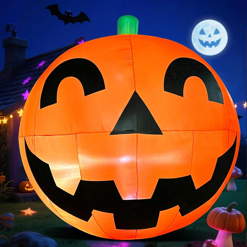 Giant 11.2Ft Halloween Inflatables Pumpkin Decorations, Extra Large Halloween...
