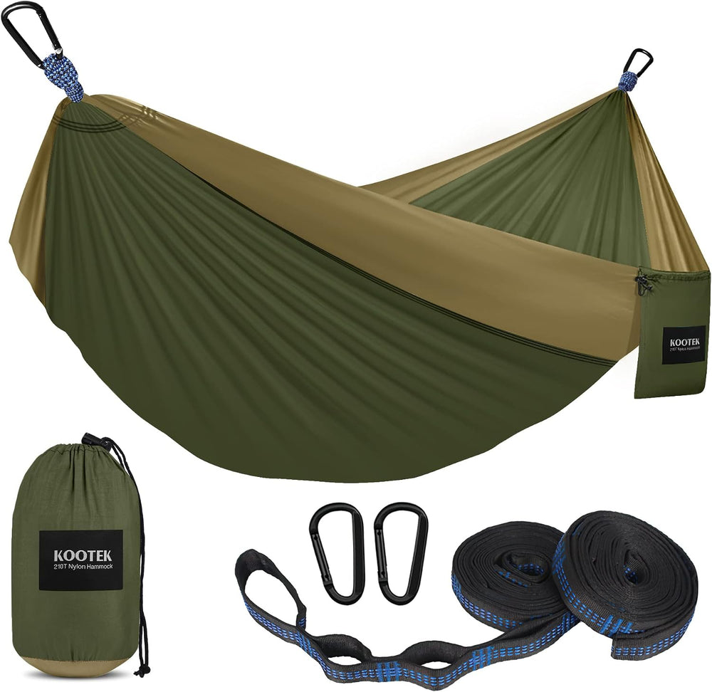 Kootek Camping Hammock 500lbs Capacity Outdoor Camping Essentials, Double