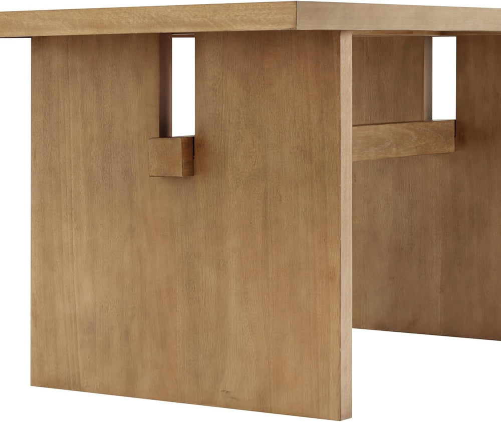 Nathan James Briggs Modern Dining Table for 6, Small Rectangle Dining Table, ...