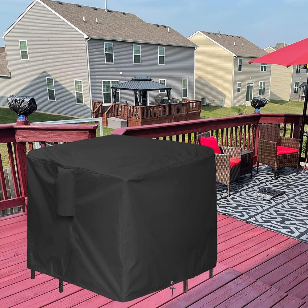 5 Piece Bar Height Patio Furniture Dining Set Covers 60 Inch