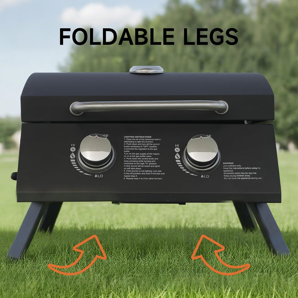 Gas Grills Propane 2-Burner Propane Grill, Asadores De Gas.18000 BTU barbecue...