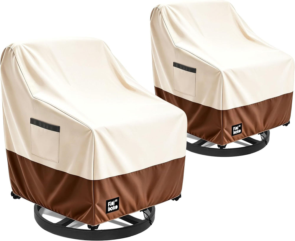 Patio Chair Covers 2 Pack,30Wx34Dx38H inches Outdoor Chair Covers,100% Waterp...