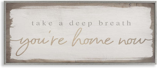 'you're home now weathered chic'| framed giclee art, main product view