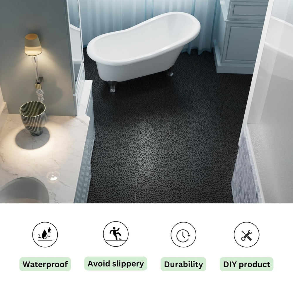60 Pcs Interlocking Deck Tiles - 12" x 12" Waterproof Indoor Outdoo...