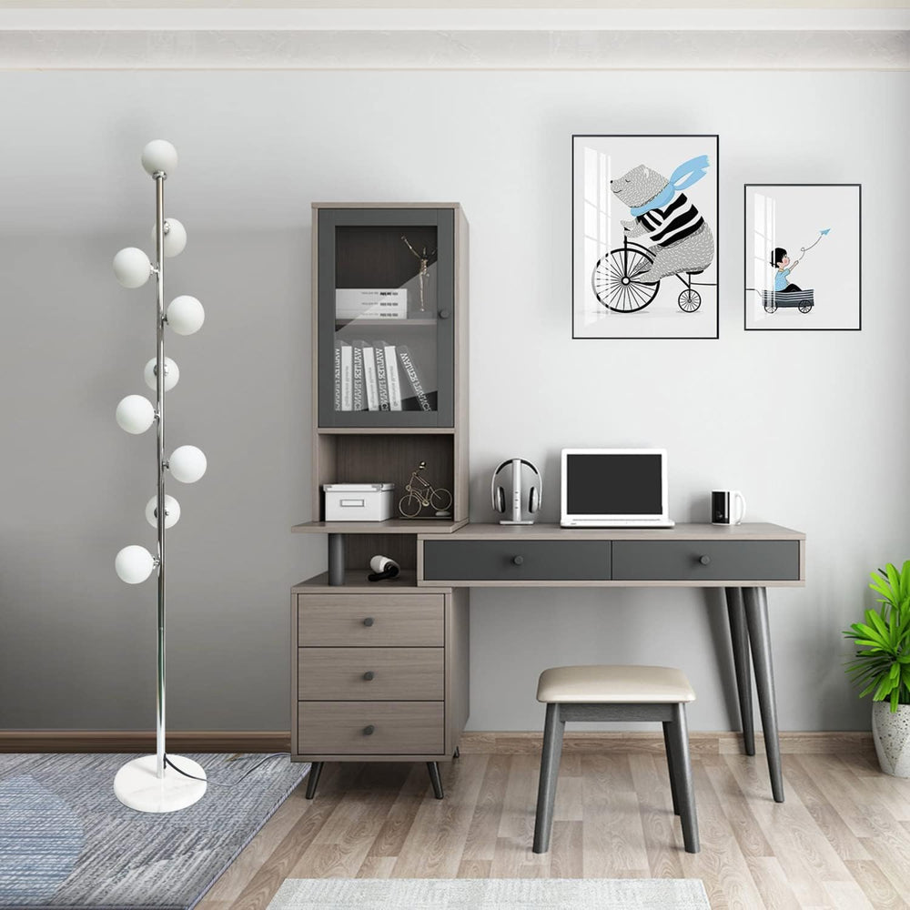 Hsyile Modern Creative Floor Lamp for Living Room,Bedroom,Office,Globe High P...