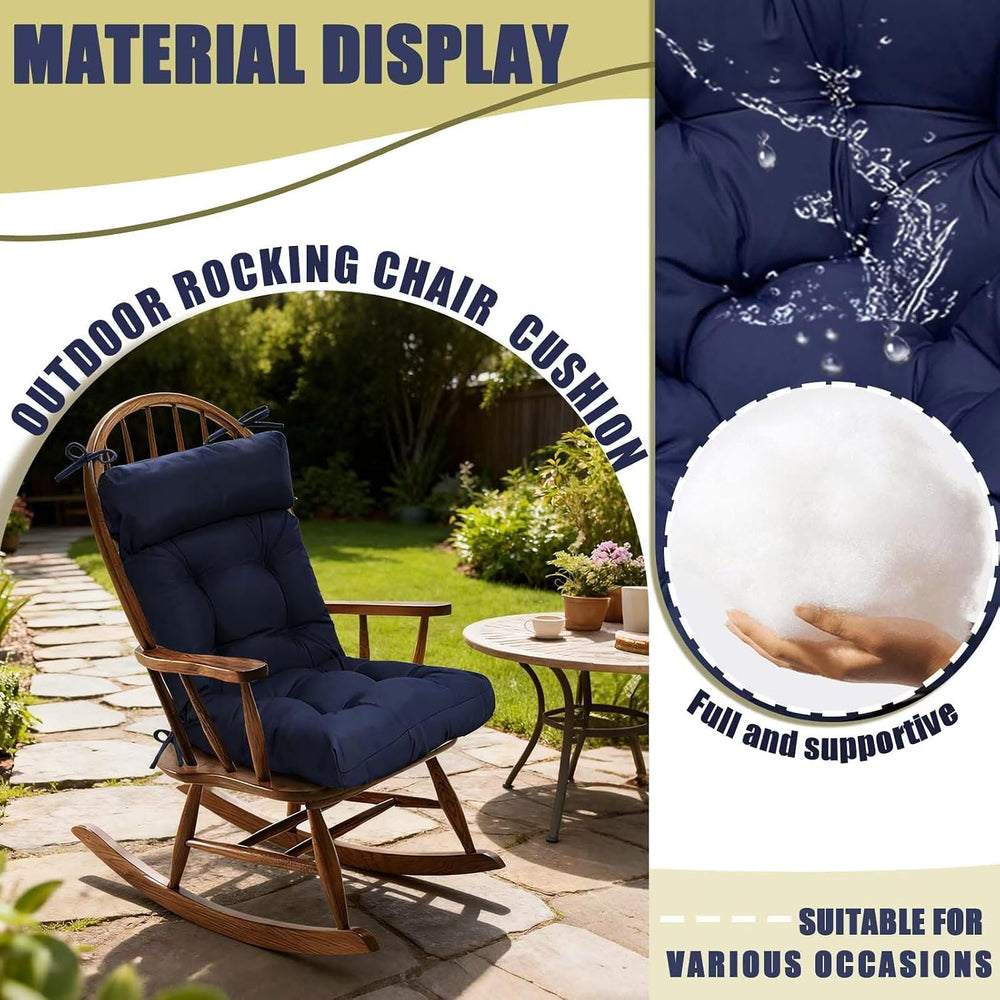 Outdoor Adirondack Chair Cushion Rocking Chair Cushion for Patio