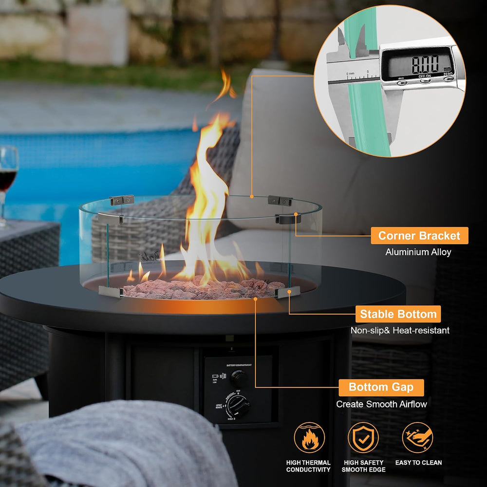 BALI OUTDOORS Fire Pit Wind Guard