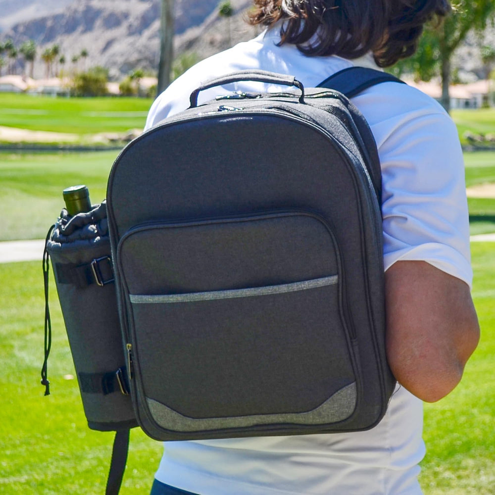 Picnic at Ascot Original Equipped 2 Person Picnic Backpack with Cooler & ...