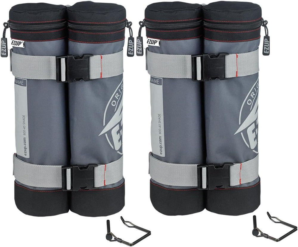 E-Z UP Fillable Deluxe Weight Bag Set of 2, Holds up to 45 lbs. Each