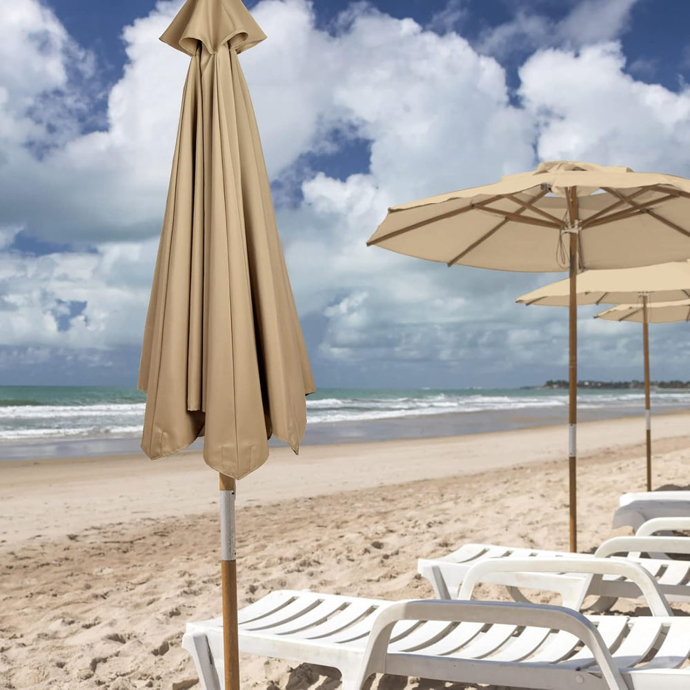 10 FT 6/8 Rib Umbrella Canopy Replacement Outdoor Market Patio Table Umbrella...